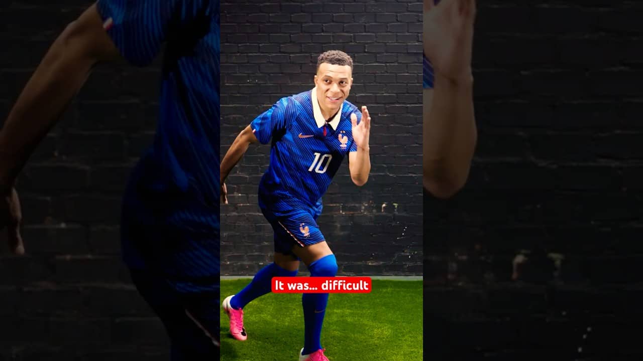 I asked Mbappé to run slow...