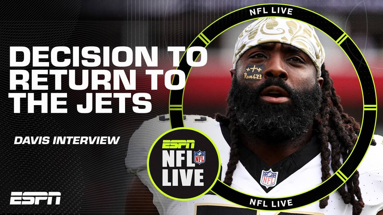 Demario Davis on relationship with Aaron Glenn & decision to join Jets for third stint 👀 | NFL Live