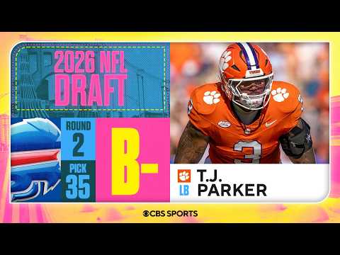 Bills select T.J. Parker in Second Round | 2026 NFL Draft Grades & Reaction
