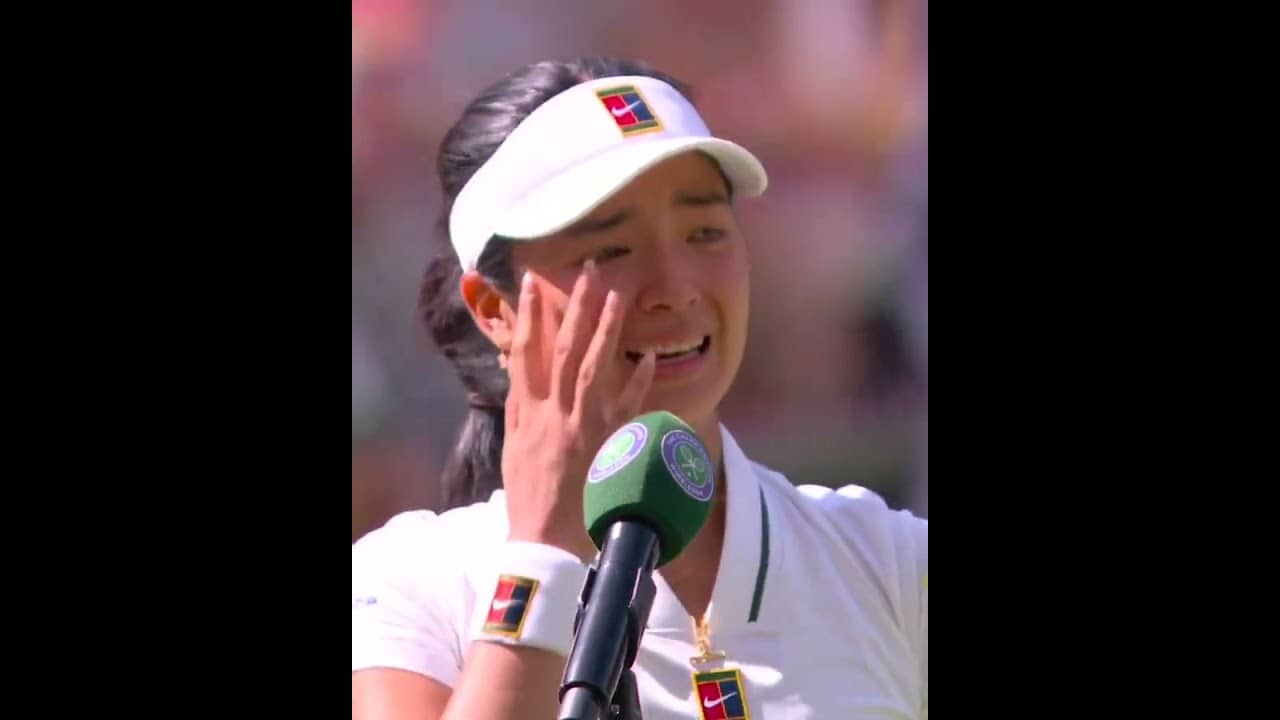 Alexandra Eala after her win over Iga Swiatek ❤️