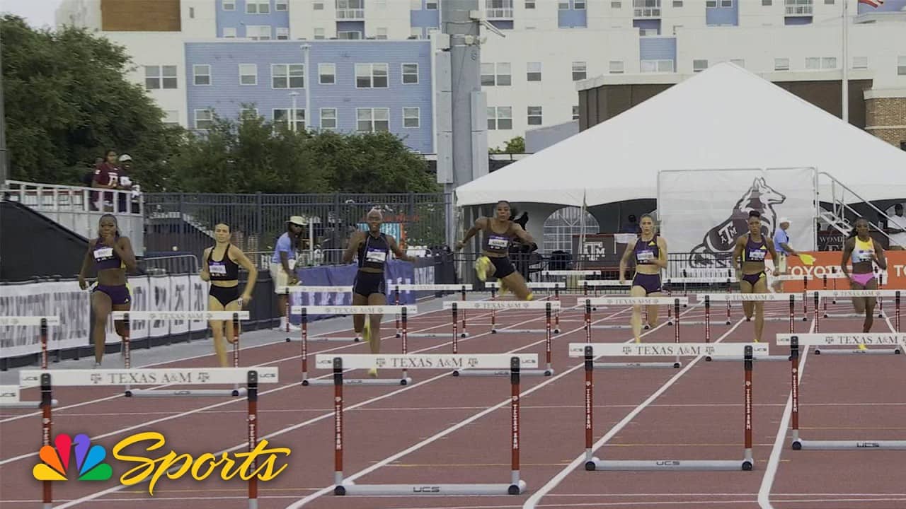 Kemi Adekoya victorious in women's 400m hurdles at Lone Star Grand Prix | NBC Sports