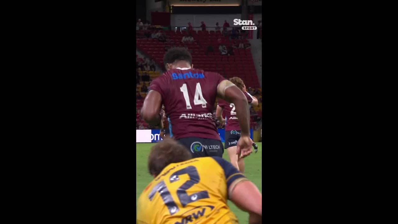Try | Daugunu 76' | Queensland Reds vs Western Force