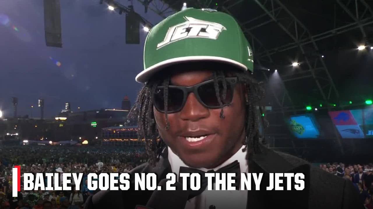 David Bailey on going No. 2 to the Jets: I’M READY TO WORK 😤 | 2026 NFL Draft