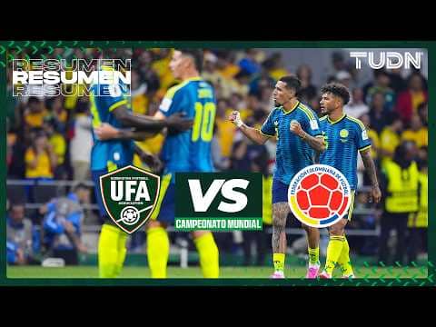 LO MEJOR:  Uzbekistán vs Colombia | Primer Tiempo | TUDN
