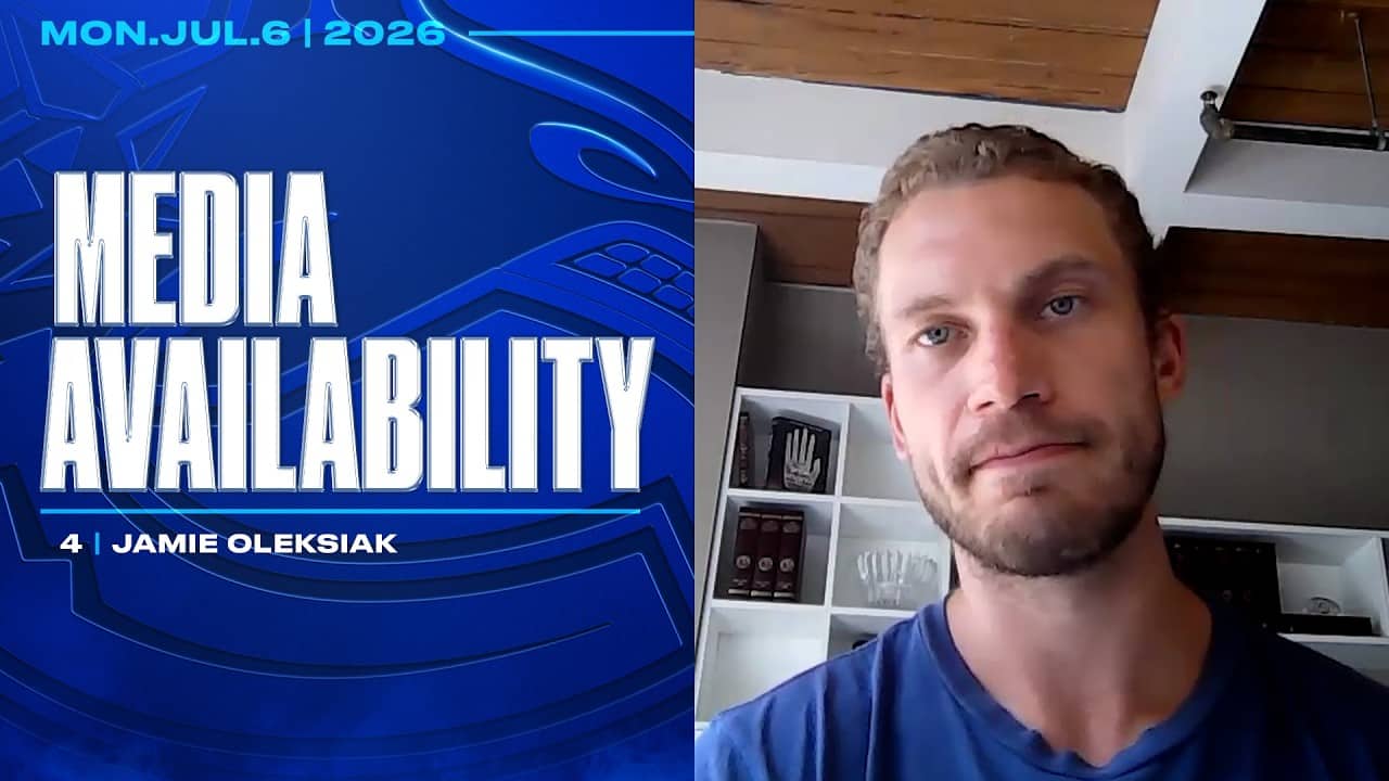 Jamie Oleksiak on Joining the Vancouver Canucks (Jul 6 2026)