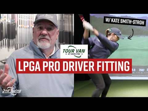 NEW SHAFT DELIVERS! LPGA Pro Driver Fitting | Tour Van at Hazeltine