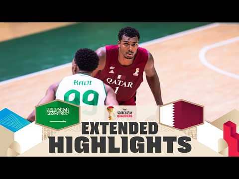 Saudi Arabia 🇸🇦 v Qatar 🇶🇦 | Extended Highlights | FIBA Basketball World Cup 2027 Asian Qualifiers