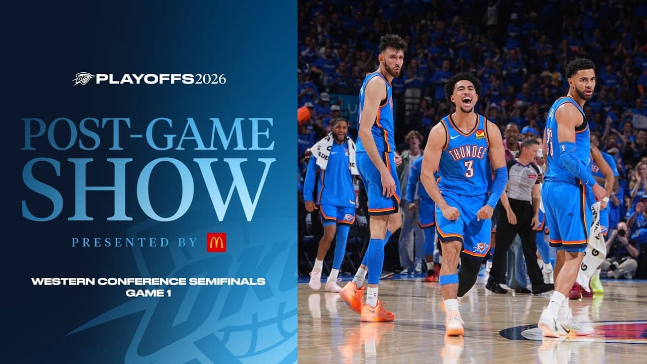 Thunder Takes 1-0 Series Lead Over Lakers | 2026 Playoff Post Game Show Presented by McDonald's