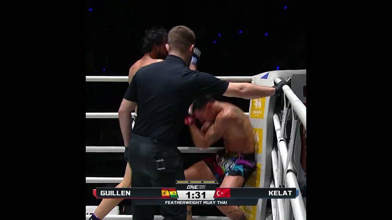CRUSHING power 💪 Ali Kelat conquers Kevin Guillen on ONE Friday Fights!