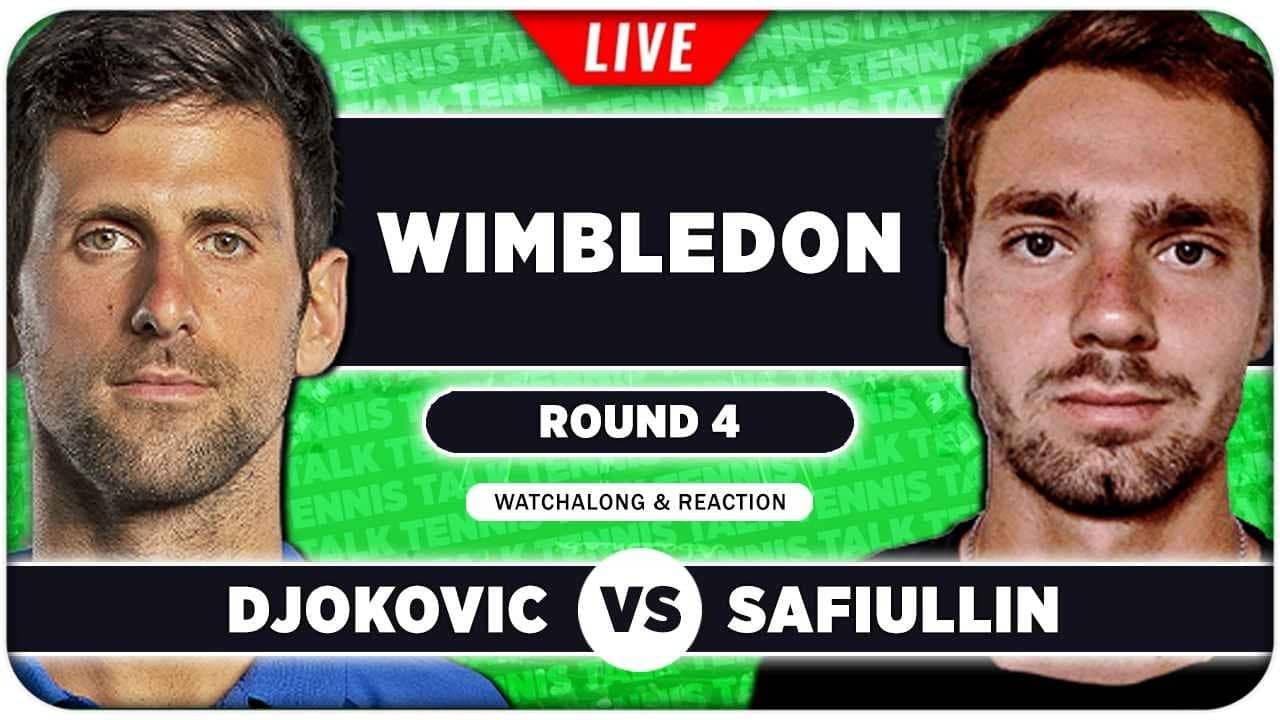 DJOKOVIC vs SAFIULLIN • Wimbledon 2026 • LIVE Tennis Watchalong