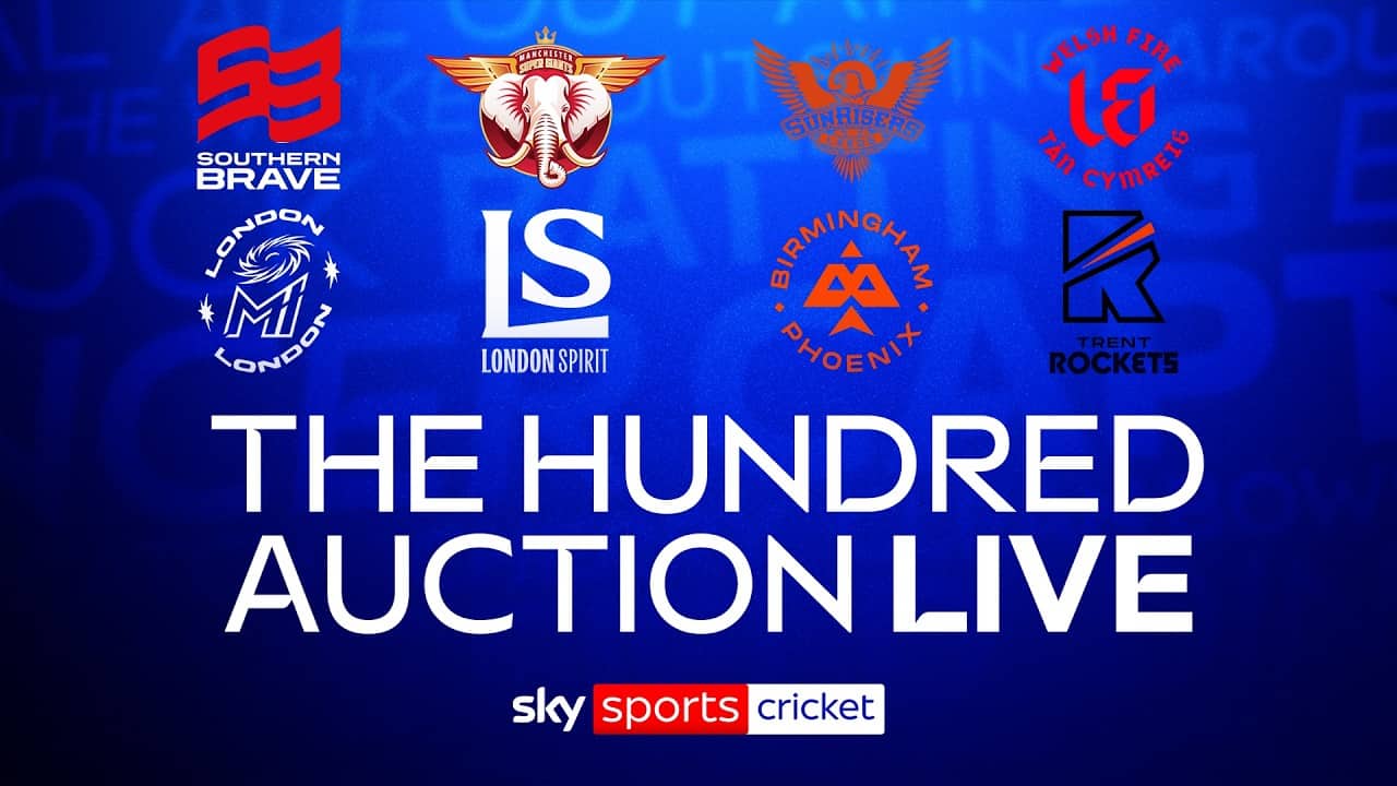 LIVE |  Men's Team Auction | The Hundred 2026