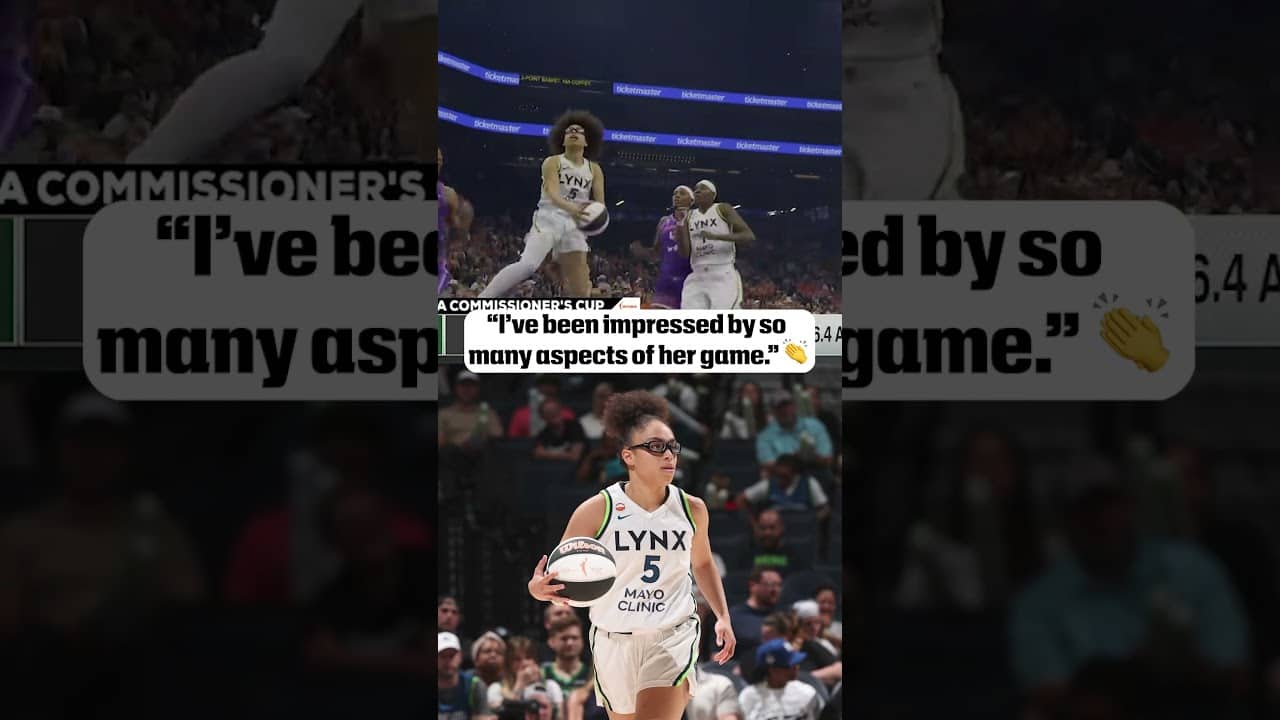 Andraya Carter gives high praise to Lynx rookie Olivia Miles 🙌