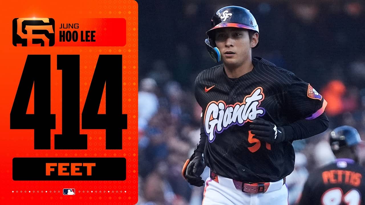 Jung Hoo Lee MASHES a 414-foot home run for the Giants! 💥 (Longest HR of his career! 😤)