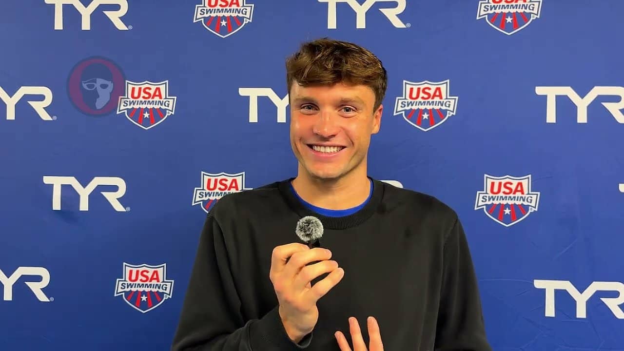 Bobby Finke on 1500/400IM Double: "I don't think I'm ever gonna do that again"