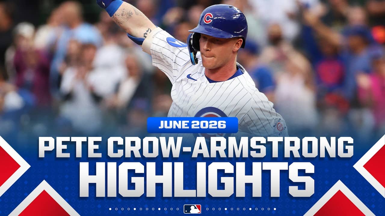 Pete Crow-Armstrong DOMINATED in June to win NL Player of the Month! 😤🔥 (1.249 OPS with 11 HOMERS!)