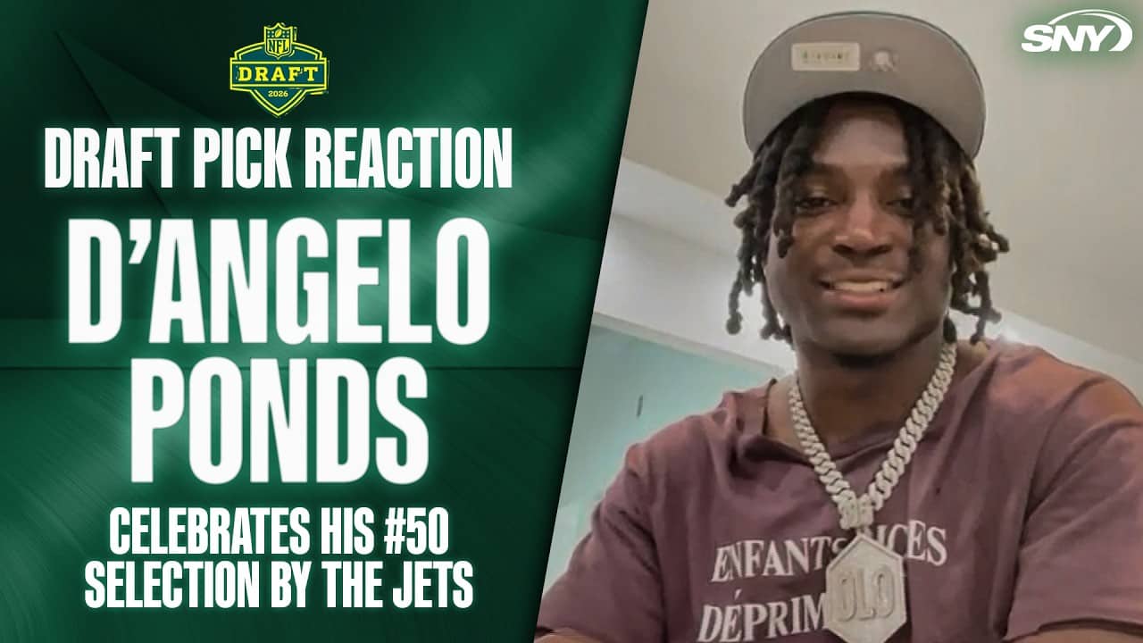 D'Angelo Ponds reacts to comparisons to Jets head coach Aaron Glenn's playing style