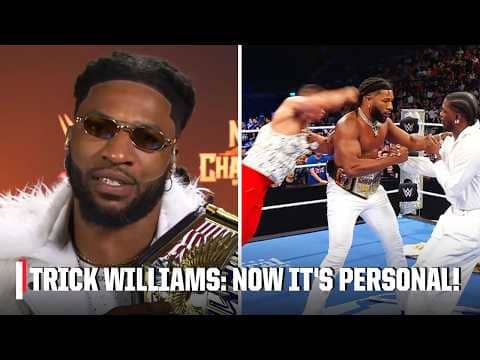 Trick Williams RESPONDS to Ricky Saints' attack on Lil Yachty before WWE Night of Champions 👀