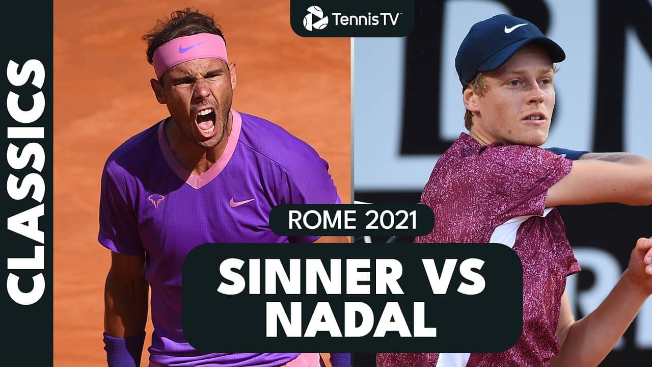 When Rafael Nadal & Jannik Sinner Met In Rome 🔥🇮🇹 | Rome 2021 Highlights