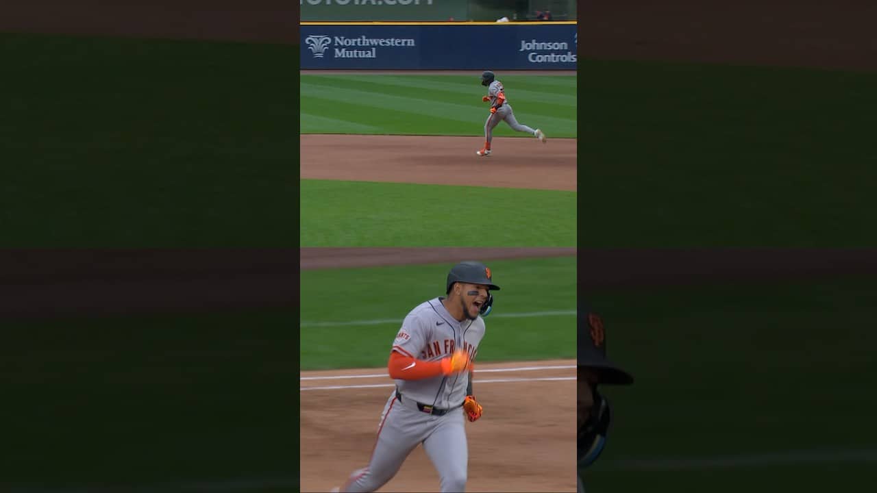 Victor Bericoto’s first MLB home run