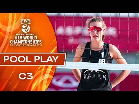 Pool Play - Court 3 | Beach U18 World Championships 2026 | The Hague