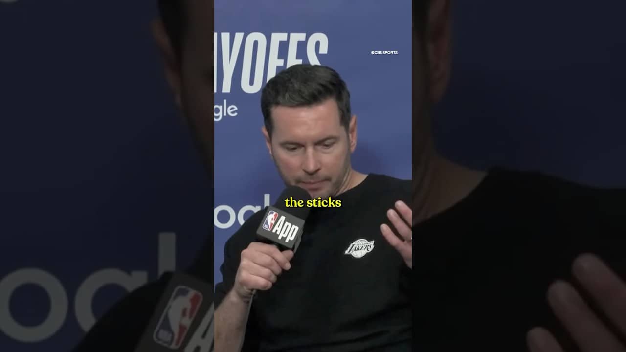 Lakers coach JJ Redick expounded on the emotions of the season coming to an end #lakers