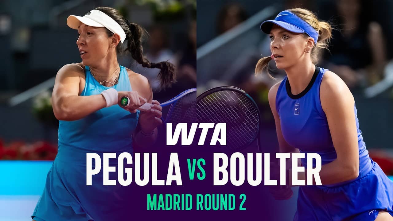 Jessica Pegula vs. Katie Boulter | 2026 Madrid Round 2 | WTA Match Highlights