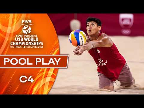 Pool Play - Court 4 | Beach U18 World Championships 2026 | The Hague