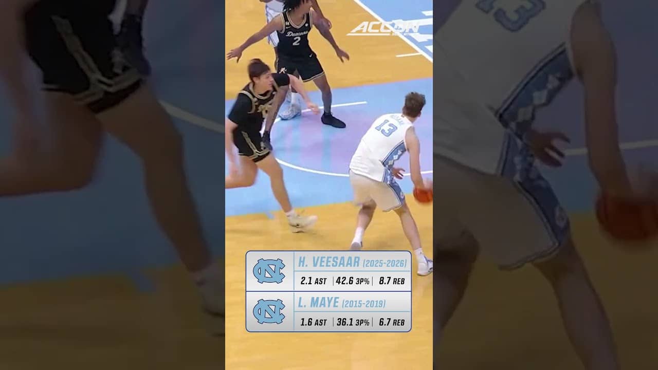 🦄 Henri Veesaar's size and skill make him a unique prospect in this year's #NBADraft #unctarheels