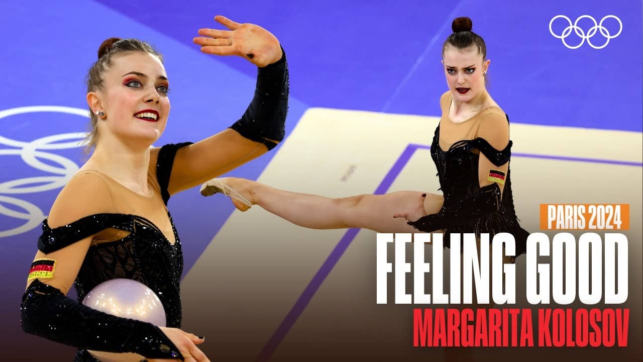 Margarita Kolosov’s Spectacular “Feeling Good” Ball Routine ⚪️🇩🇪 | Paris 2024