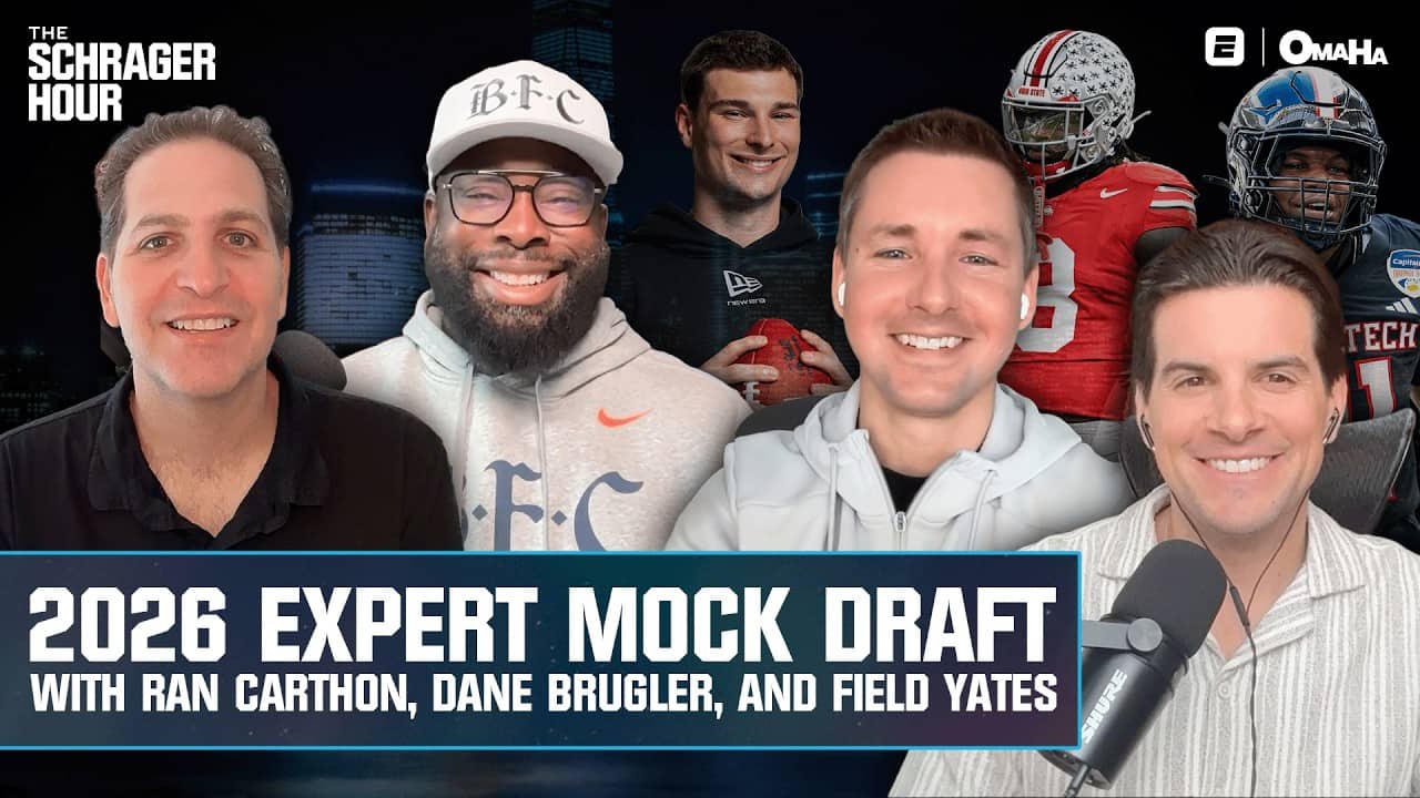 The Schrager Hour 2026 Expert Mock Draft | Schrager Hour