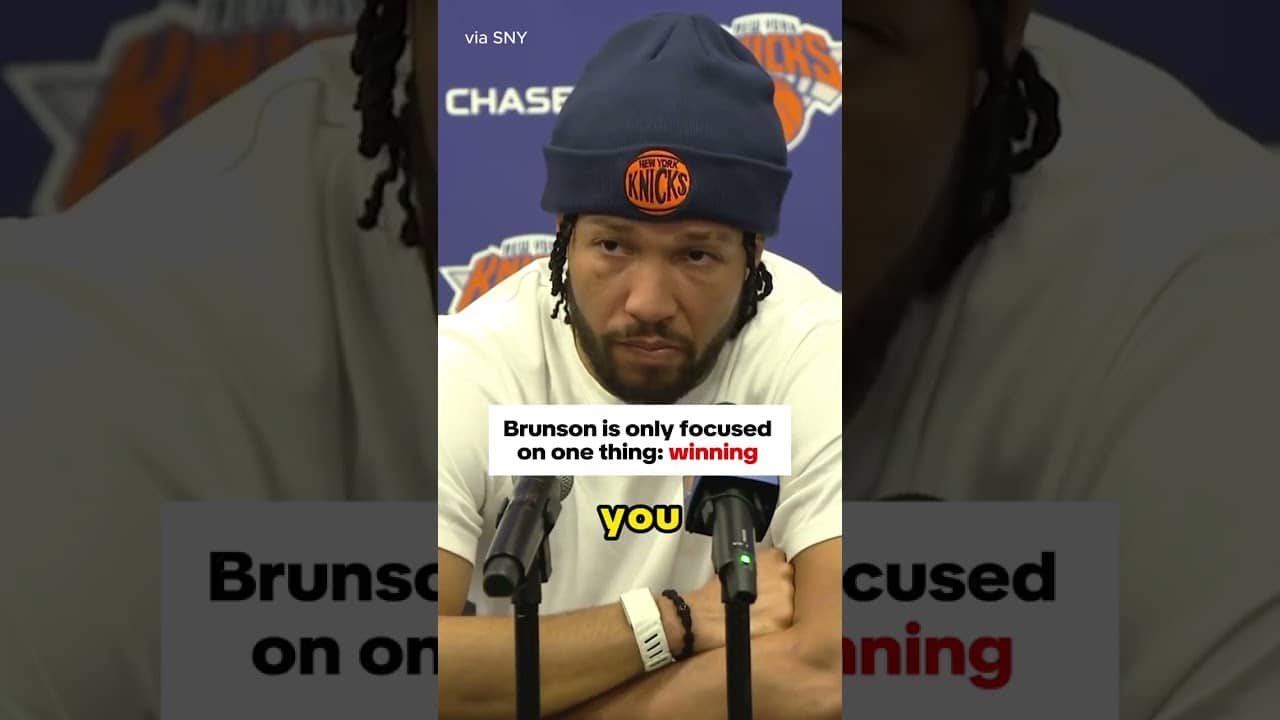 Jalen Brunson doesn’t care how the Knicks win. #knicks #basketball #nba #playoffs