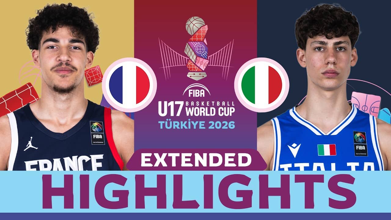 Revenge! France 🇫🇷 take down Italy 🇮🇹 in U16 EuroBasket rematch | HIGHLIGHTS | #FIBAU17 World Cup