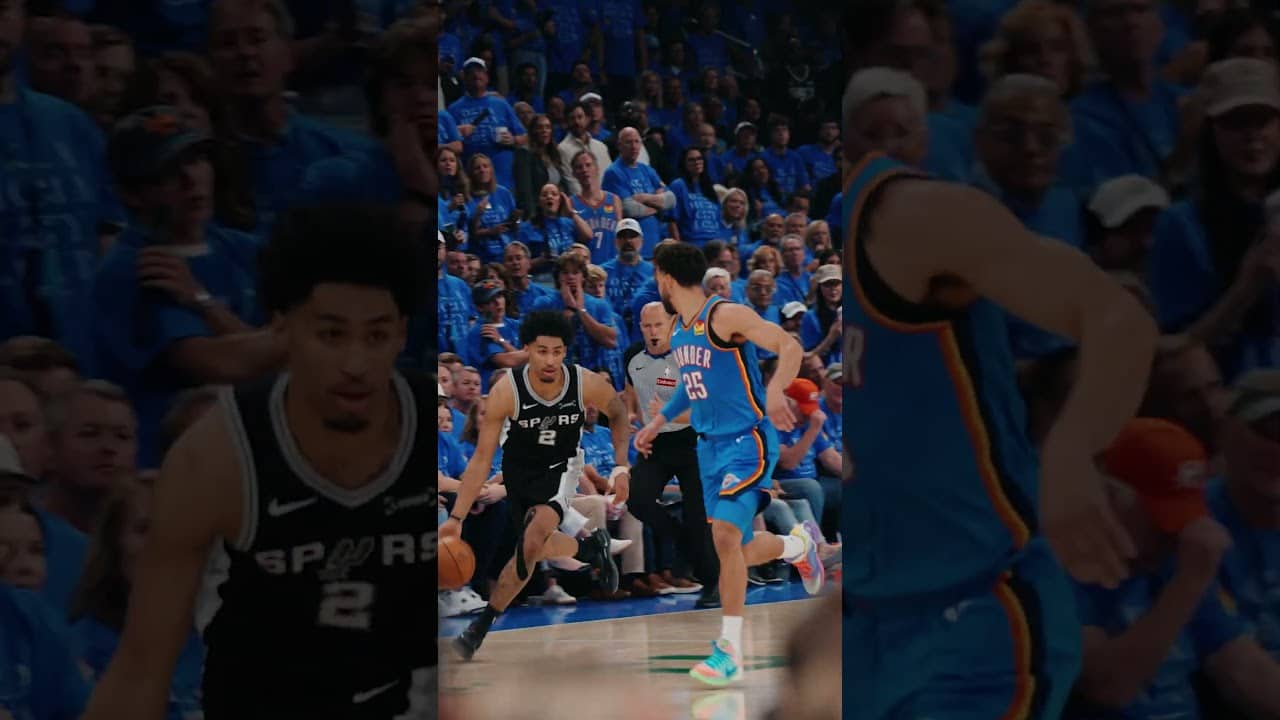 DYLAN ON BOTH ENDS 😤 #spurs #nba #playoffs #dylanharper