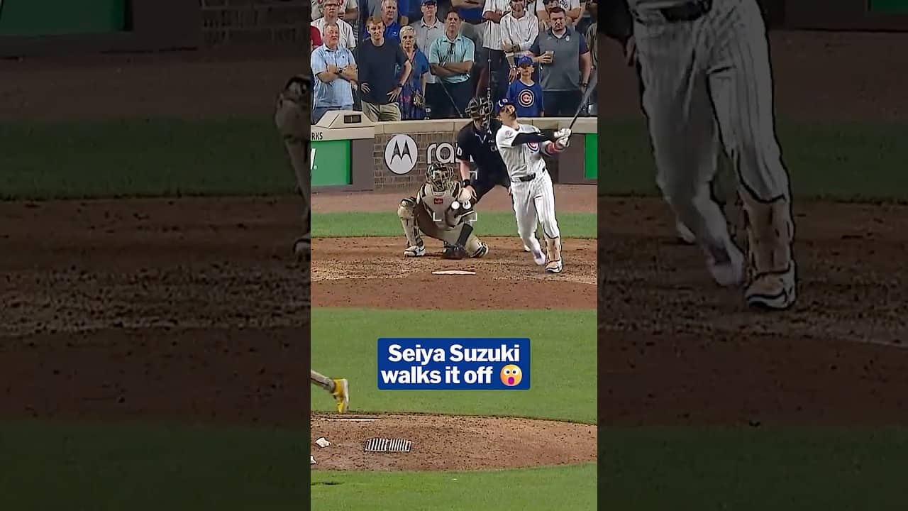 Seiya Suzuki walks it off for the Cubs!! 💪