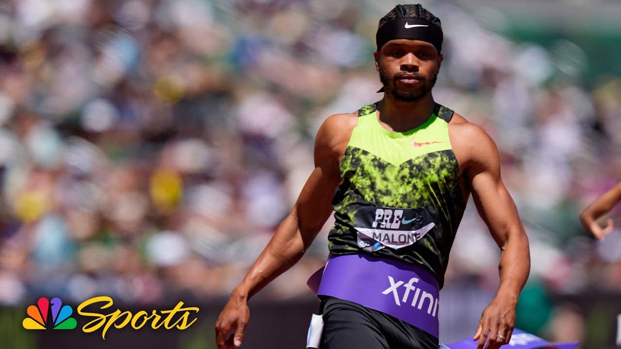 Noah Malone powers to para mixed classification 100m win at Prefontaine Classic | NBC Sports
