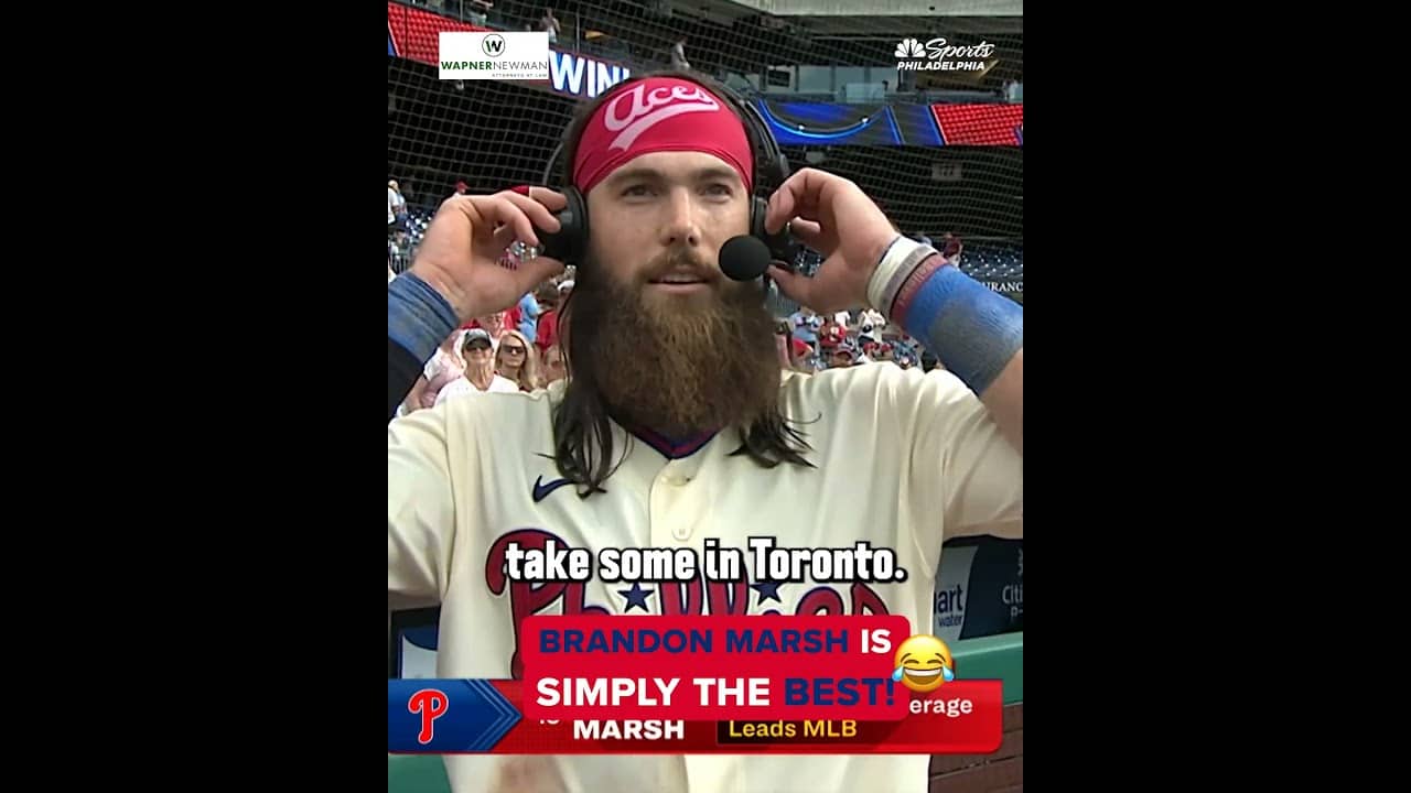 Oh boy, John Kruk is officially speaking "MARSH" now 😂
