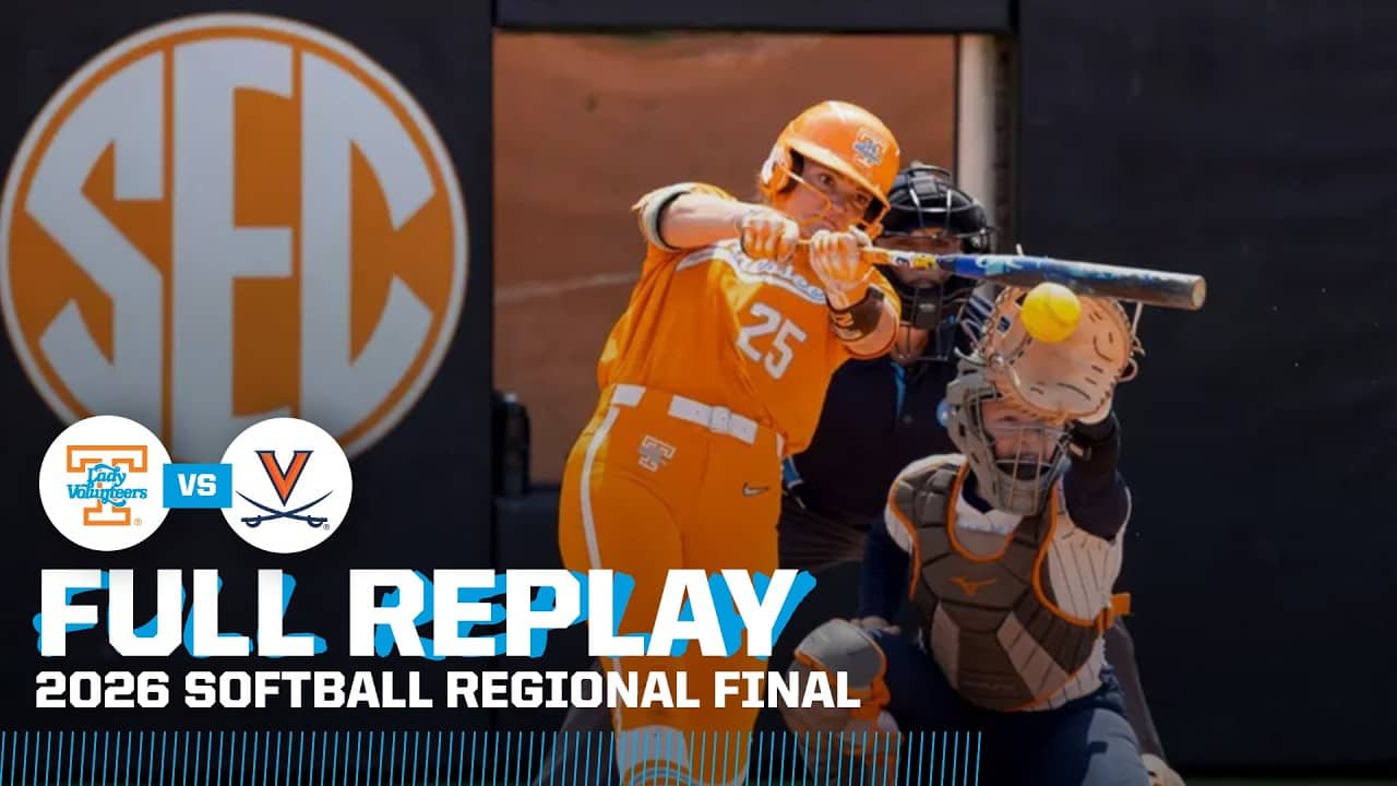 Tennessee vs. Virginia: 2026 NCAA softball regional final | FULL REPLAY