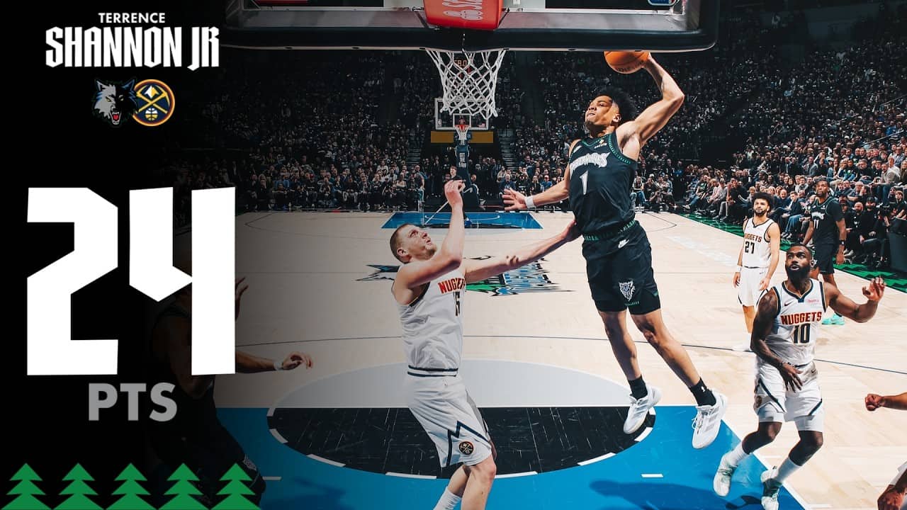 Terrence Shannon Jr  Drops 24 Points In His First Career Playoff Start Vs The Nuggets | 04.30.26