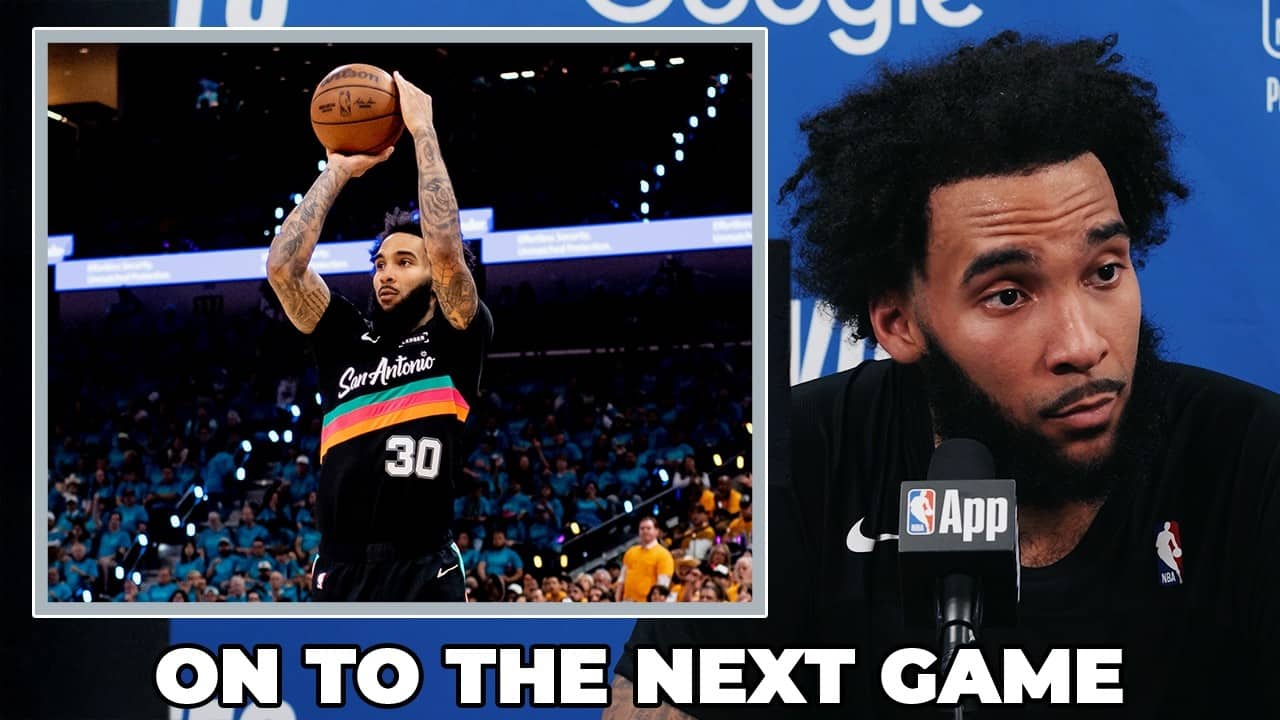 Julian Champagnie on Having an 'On to the Next' Mindset After Game 1 of  Western Conference Semis
