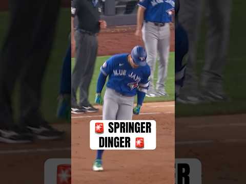 George Springer’s 1,501st hit is a SPRINGER DINGER 💪 #BlueJays