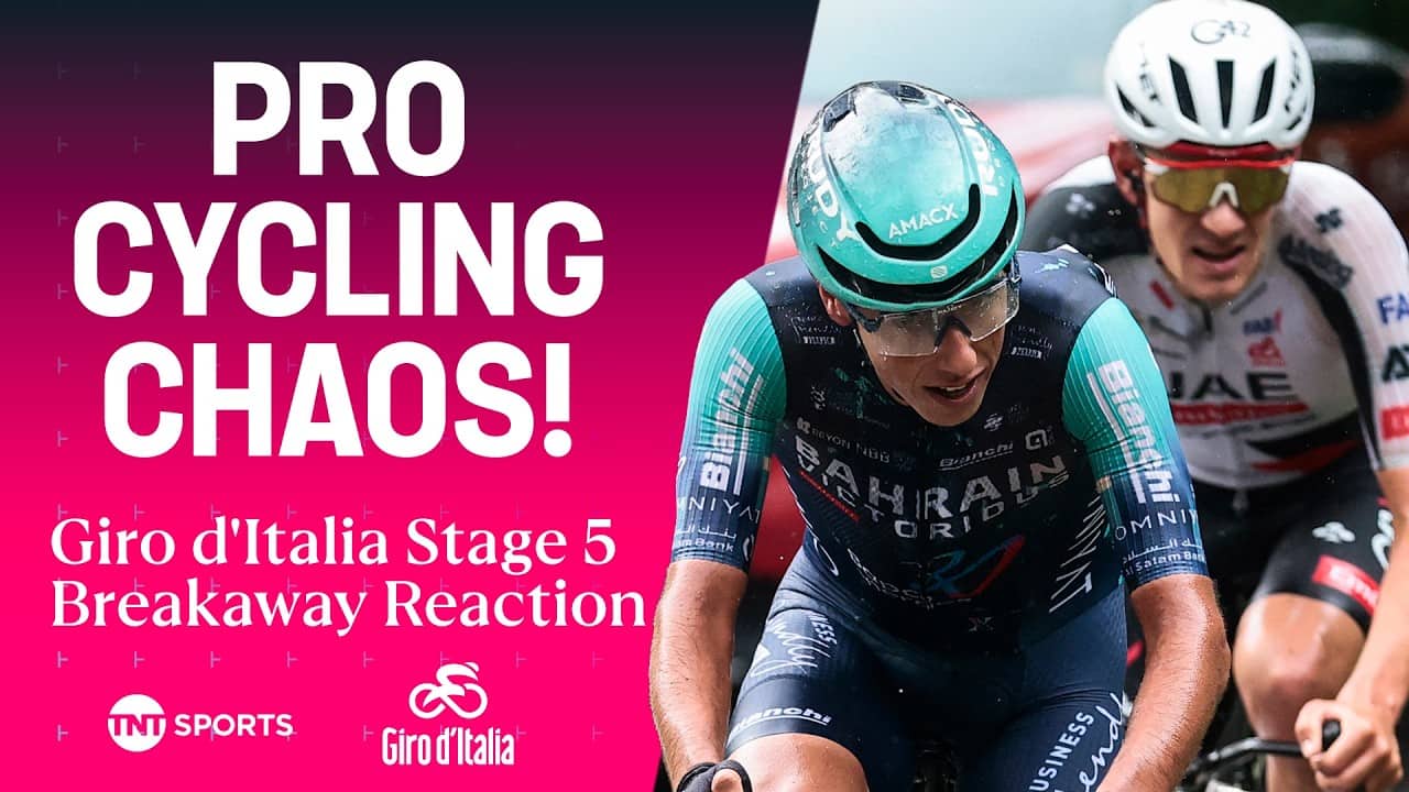 Giro d'Italia Stage 5 REACTION: Afonso Eulalio takes the pink jersey after a chaotic stage! 💪