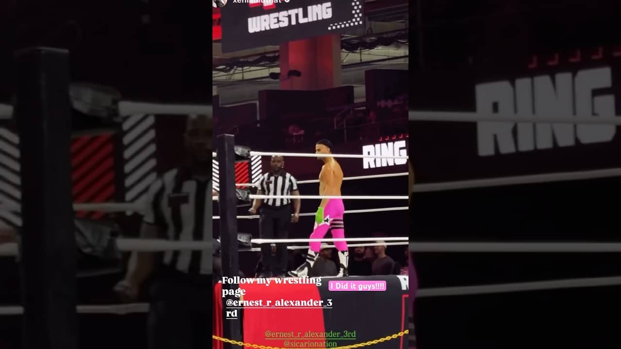 ￼ made my debut last night at AEW/ROH! We did it guys! ￼#nba #fyp #shorts #aew