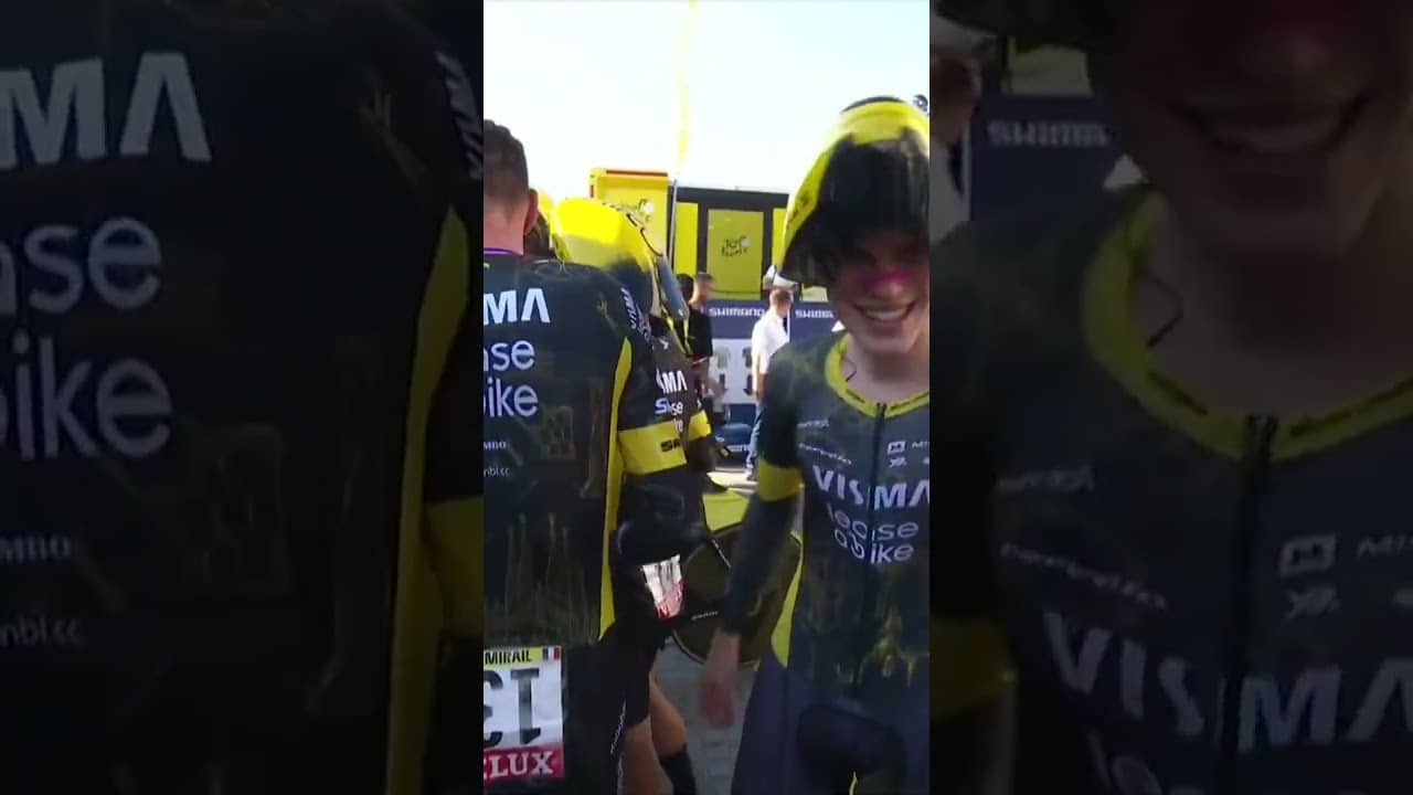 Return to yellow! 🟡 Jonas Vingegaard takes the first yellow jersey of the 2026 Tour de France! 🇫🇷