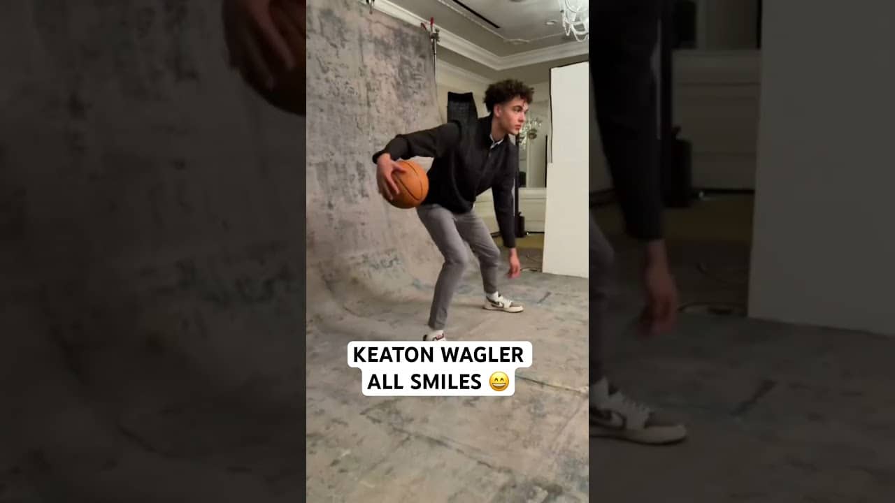 Keaton wagler all smiles 😄