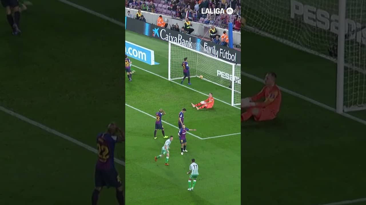 ¡Aquella victoria en el Camp Nou en 2018! ⚽ #shorts #realbetis