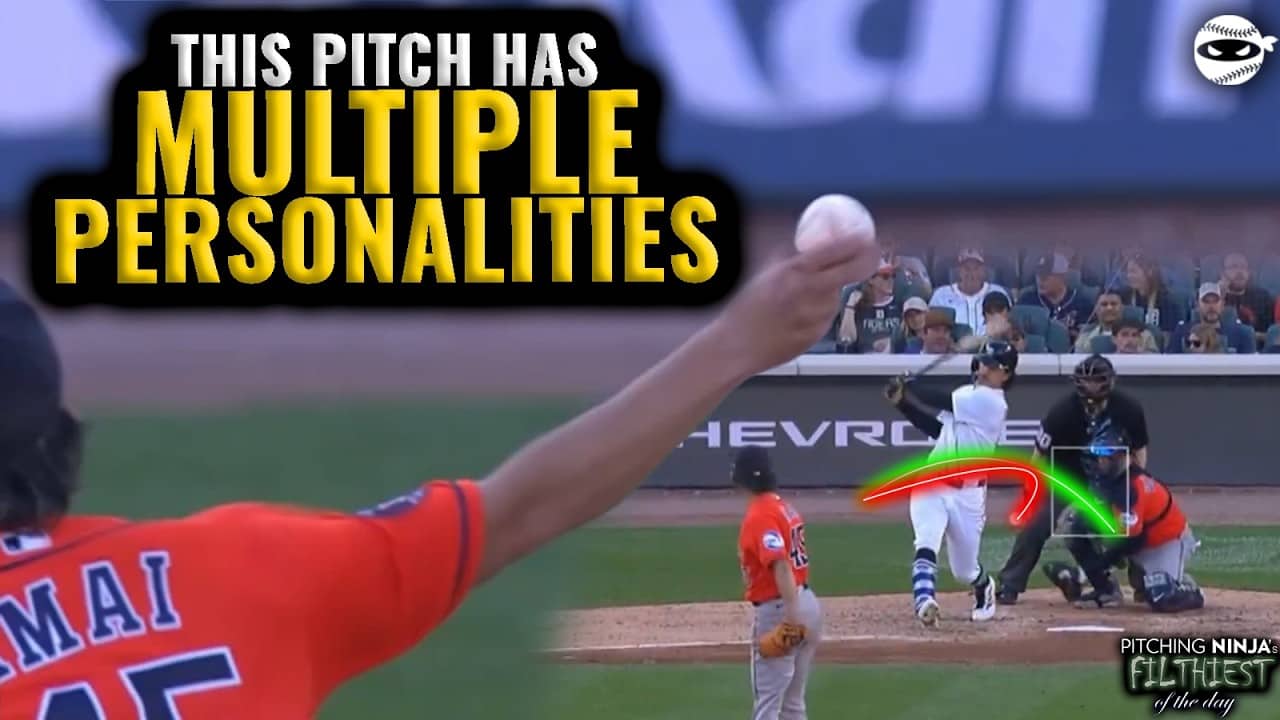 This Insane Pitch broke the Tigers Broadcast