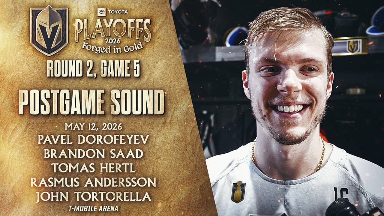 🎥 Round 2, Game 5 POSTGAME SOUND: Dorofeyev, Saad, Hertl, Andersson & Tortorella