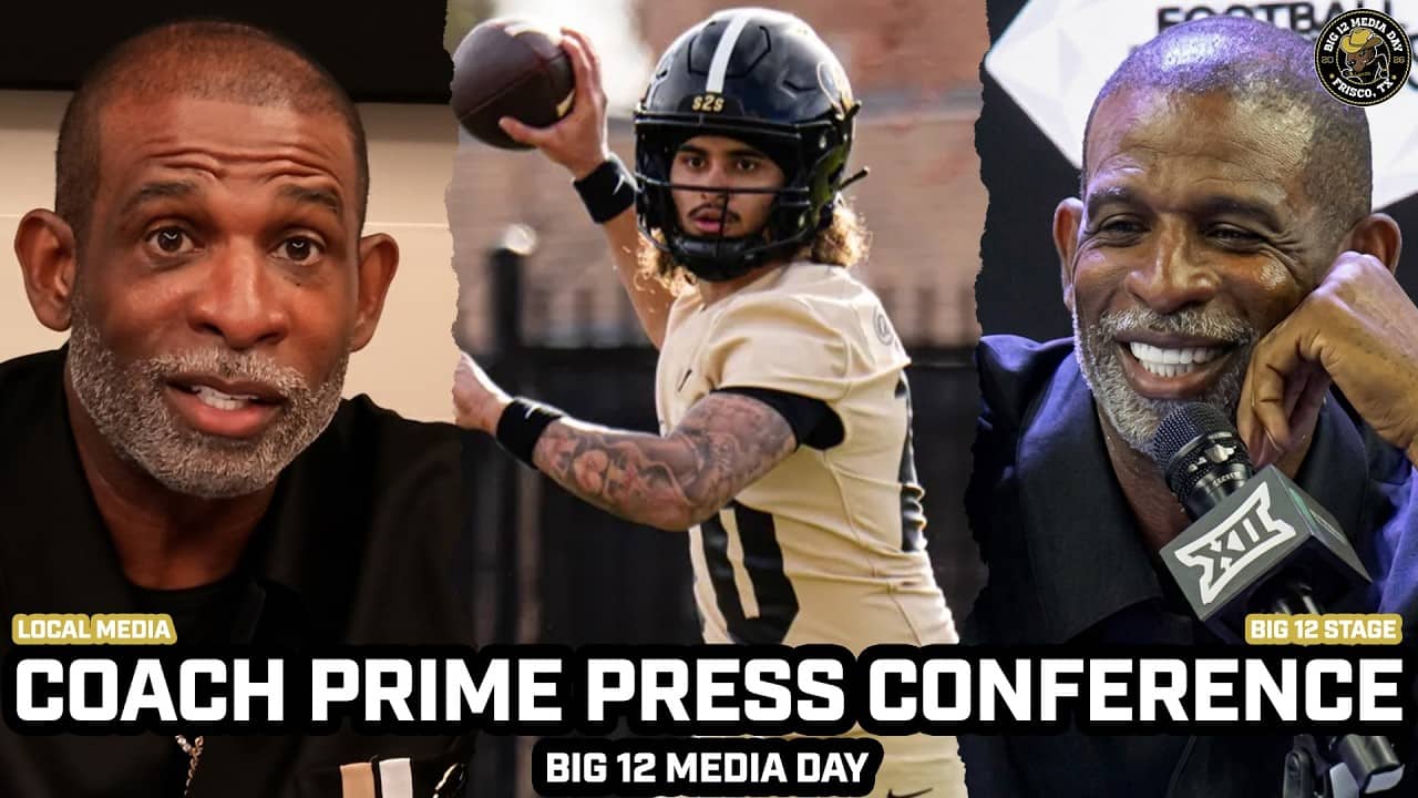 Coach Prime on Julian Lewis & Colorado's 2026-27 Season at Big 12 Media Day | 2x Press Conferences