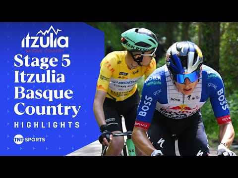 THRILLING DUEL! 🔥 | Men's Stage 5 2026 Itzulia Basque Country Race Highlights | TNT Sports Cycling