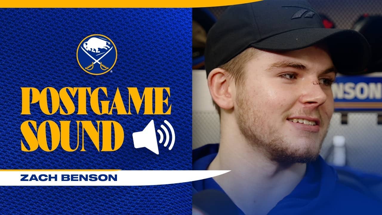“We’re Amped Up. We’re Fired Up” | Zach Benson Ahead Of NHL Playoffs | Buffalo Sabres
